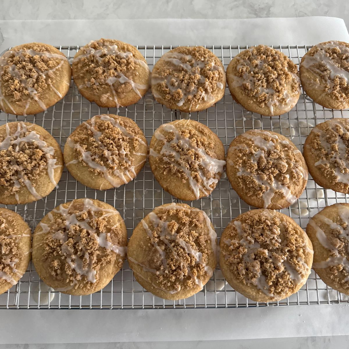 Glazed Crumb Cake Cookie Box